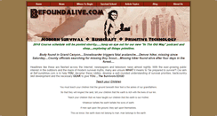 Desktop Screenshot of befoundalive.com